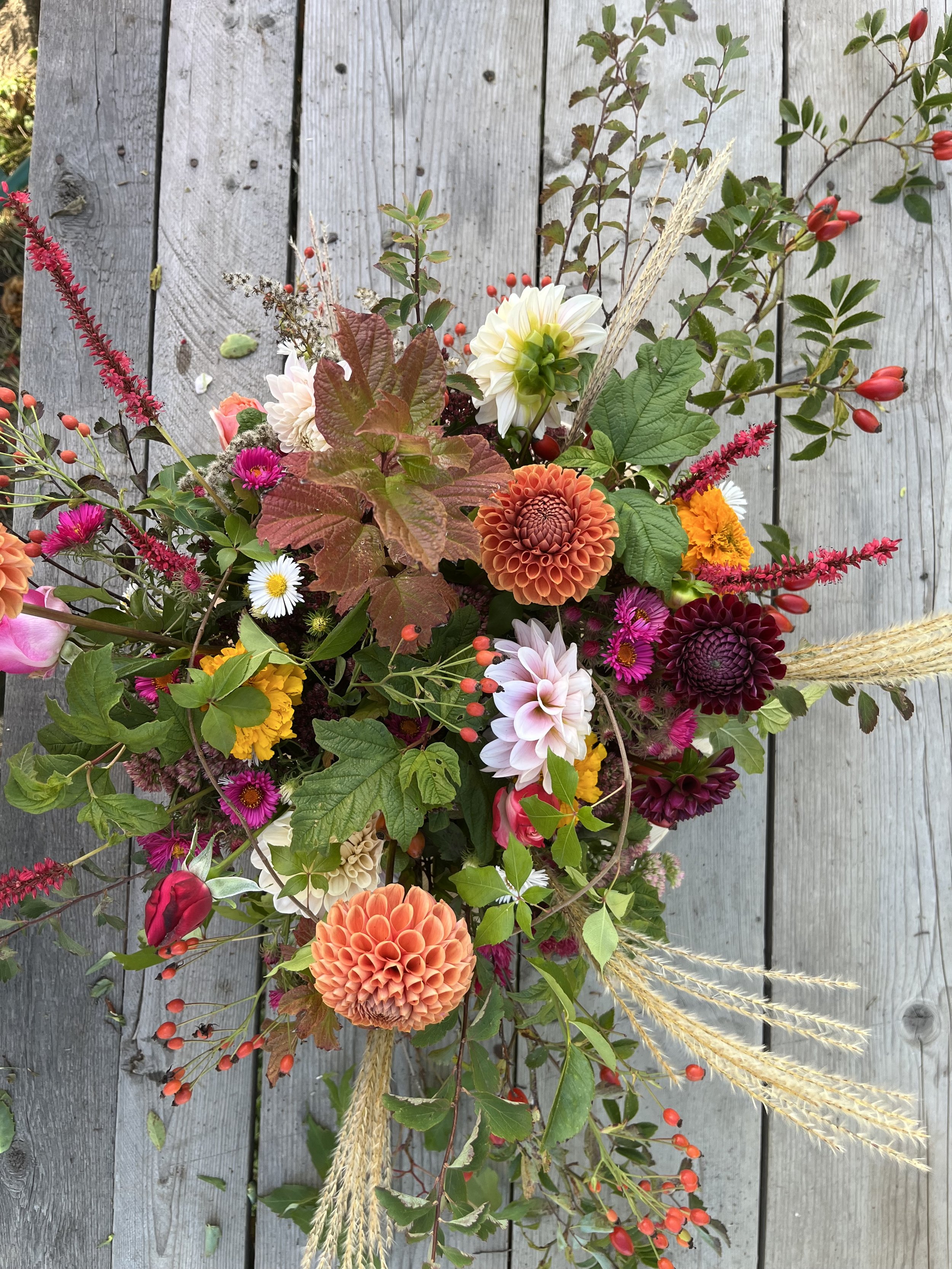 Abschied mit Blumen