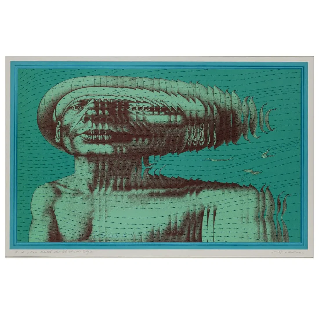  Rudolf Hausner 
 STARTING BID €200 
 ESTIMATE: €250–€350 
 UNDERVALUED↓  