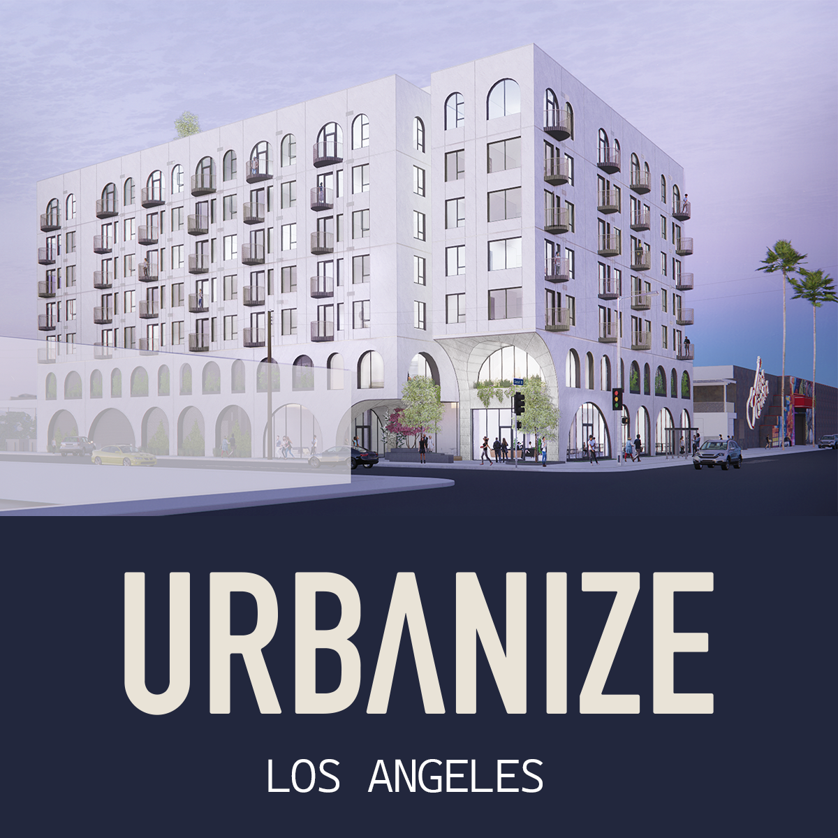 "123 Apartments + Retail at 7441 W Sunset Boulevard in Hollywood"