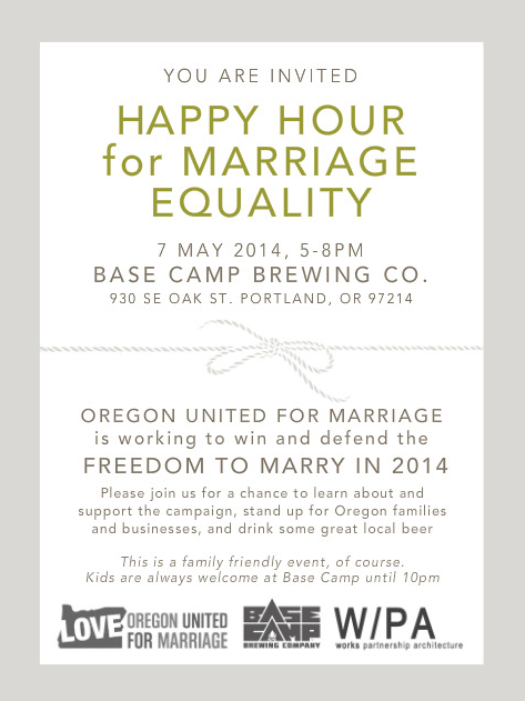 Happy Hour for Marriage Equality!