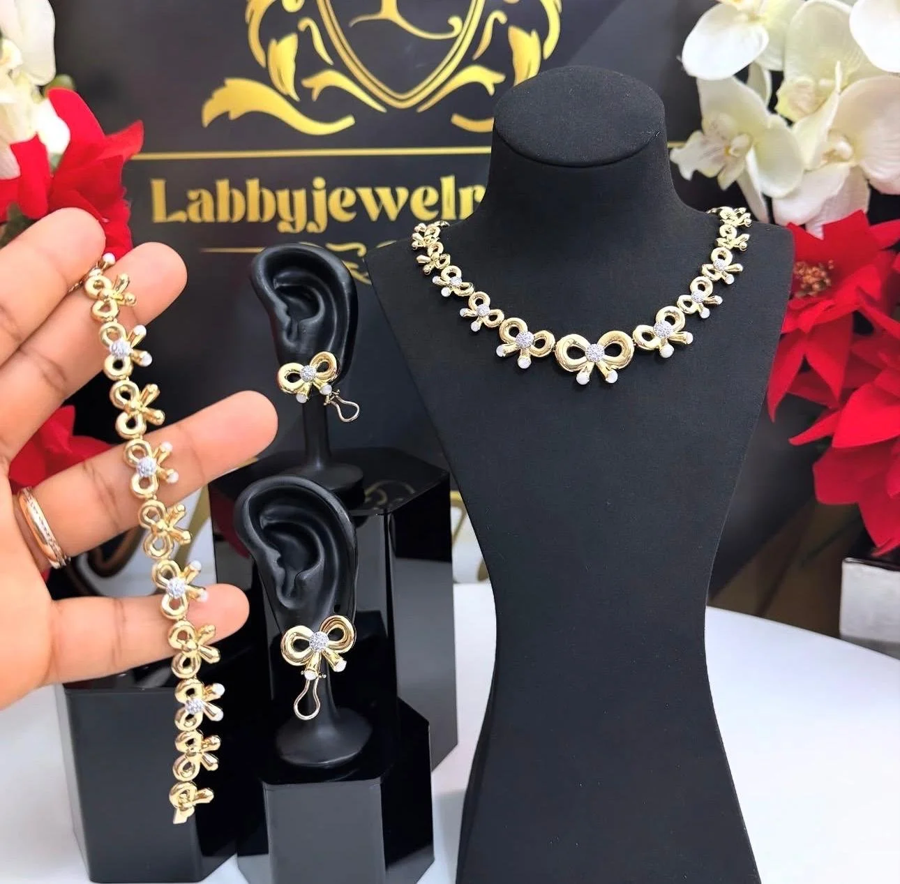 Roselle Charm Harmony Set — Labby Gold Jewelry