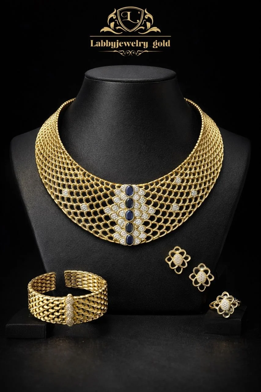 Imperial Mesh Sapphire Set