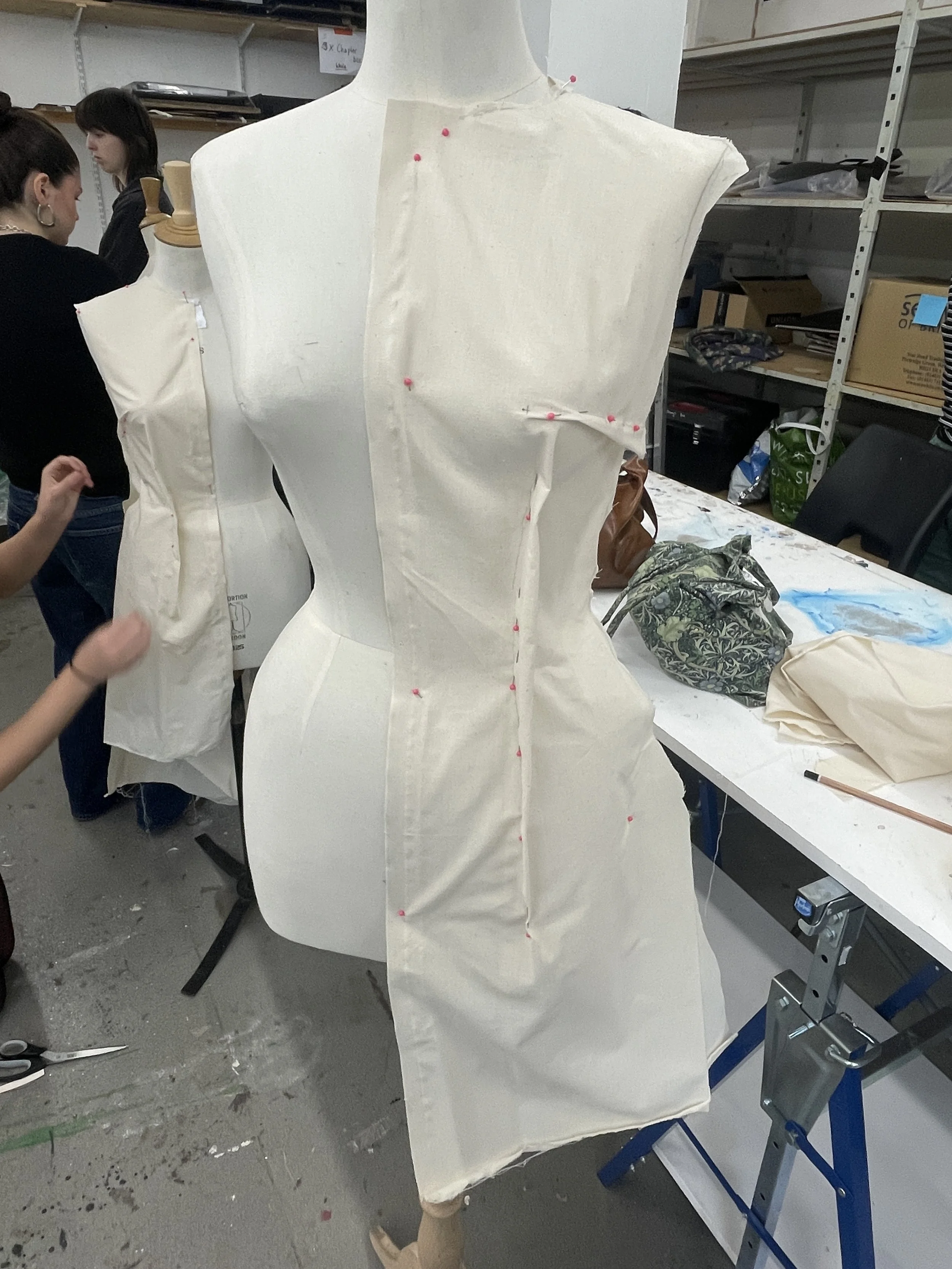 pattern cutting on the stand