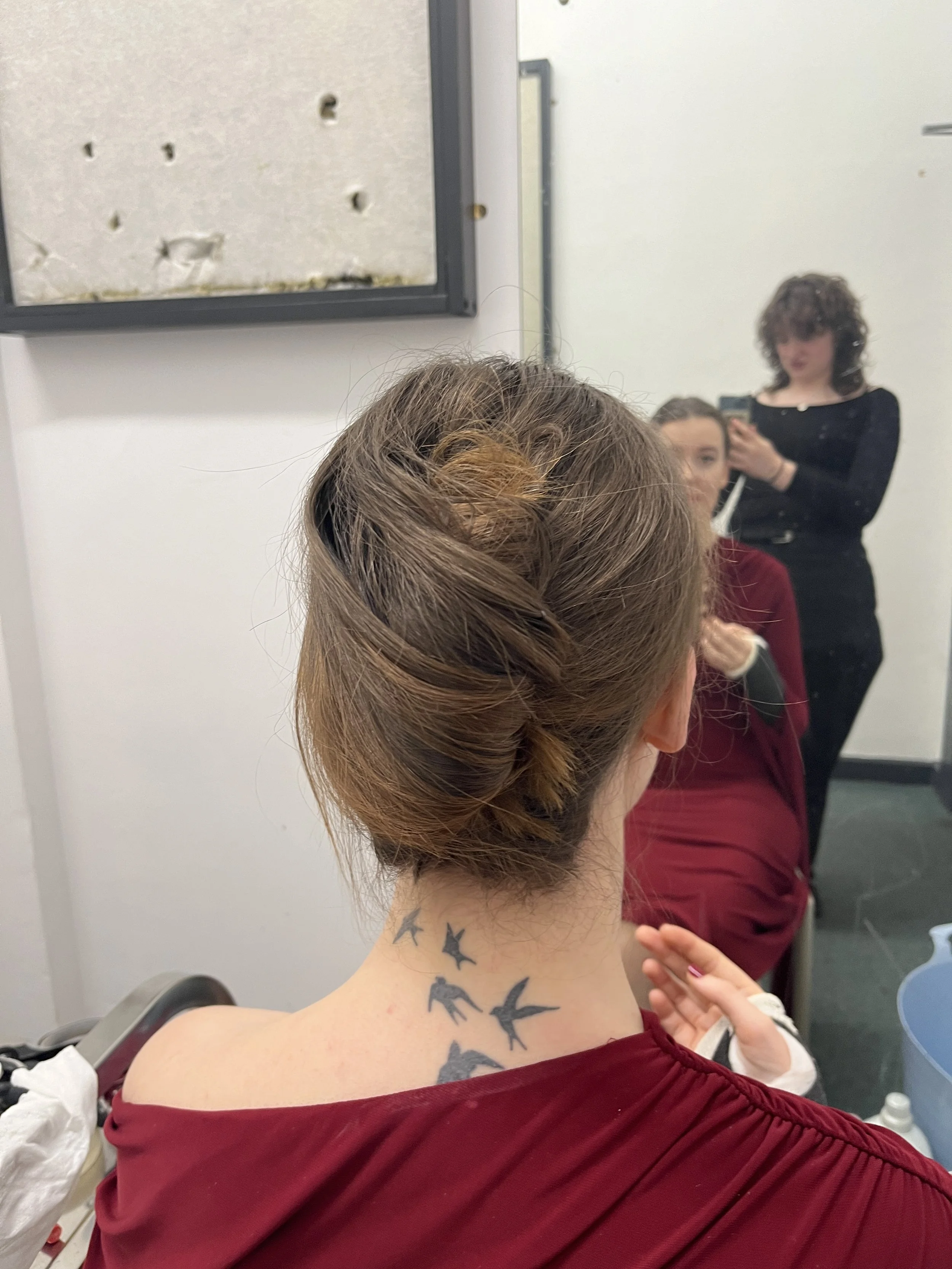 doing hair