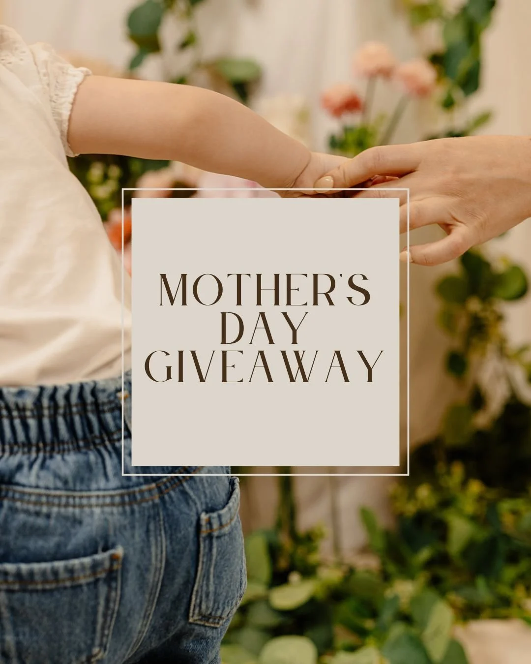 ✨ MOTHER&rsquo;S DAY GIVEAWAY ✨

We&rsquo;ve teamed up to create the sweetest little treat for one lucky mama 🤍

Win:
&bull; a FREE Mother&rsquo;s Day Mini Session (25 mins)
&bull; a box of chocolate covered strawberries
&bull; a delicious olive foc