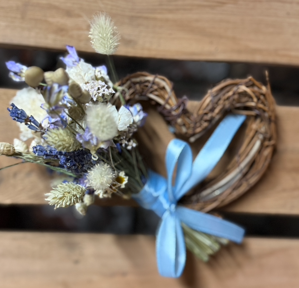 Mini Harebell Heart | The Meadow Wreath Collection