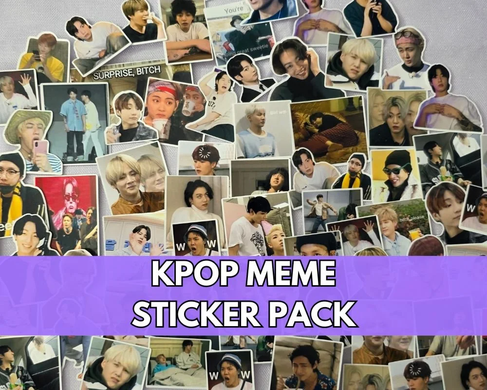 KPOP MEME Mystery Sticker Pack | 15 Count