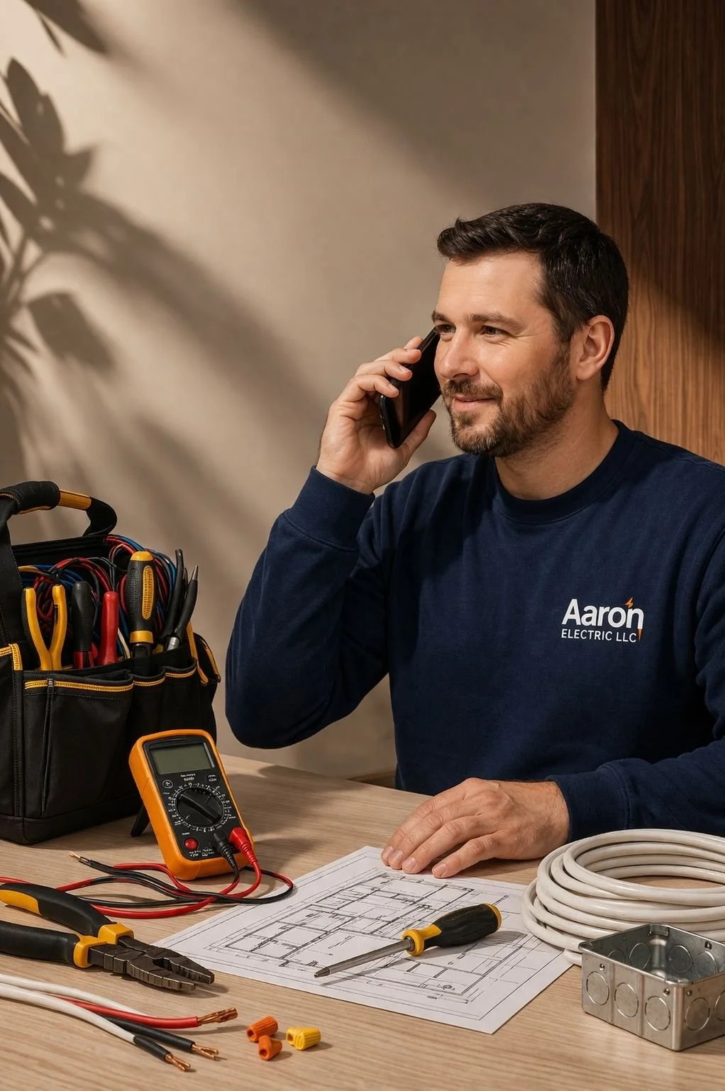 Homeowner requesting electrical repair installation service in Tacoma WA by Aaron Electric LLC