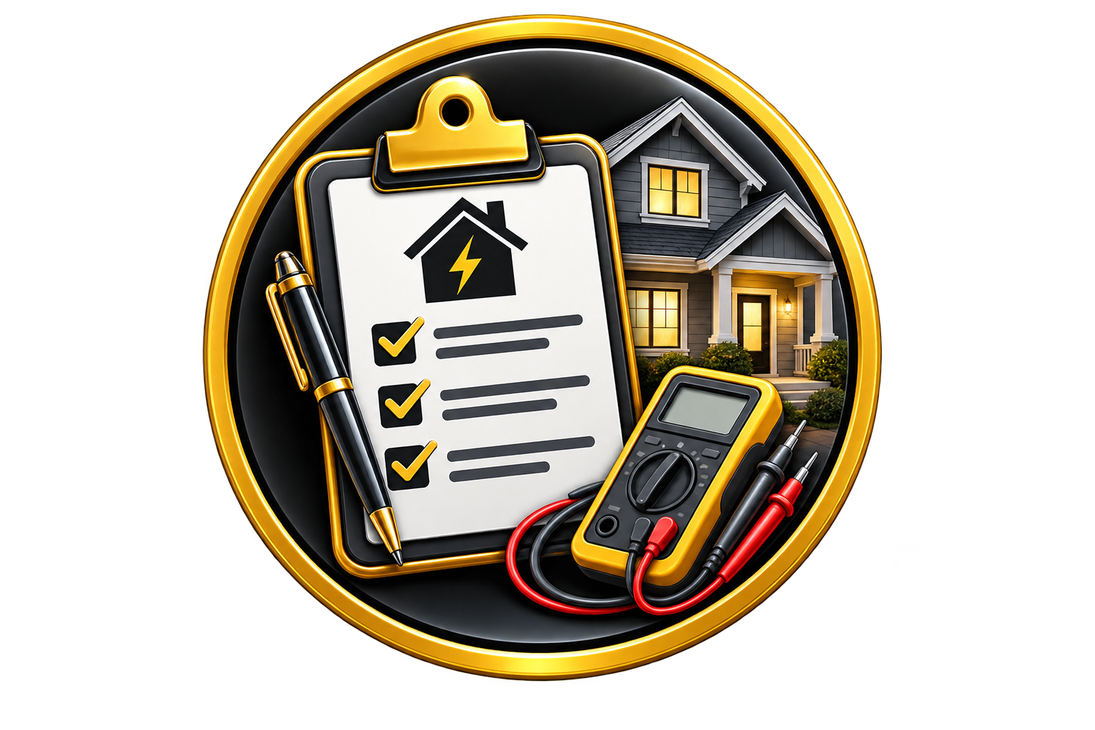 Residential electrician performing an on-site electrical evaluation for a homeowner in Graham, WA.