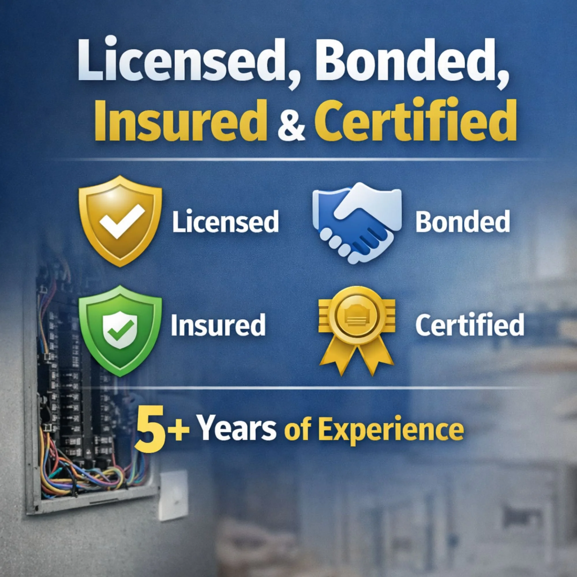 Certified residential electrician installing home electrical upgrades in Gig Harbor by Aaron Electric LLC professional service