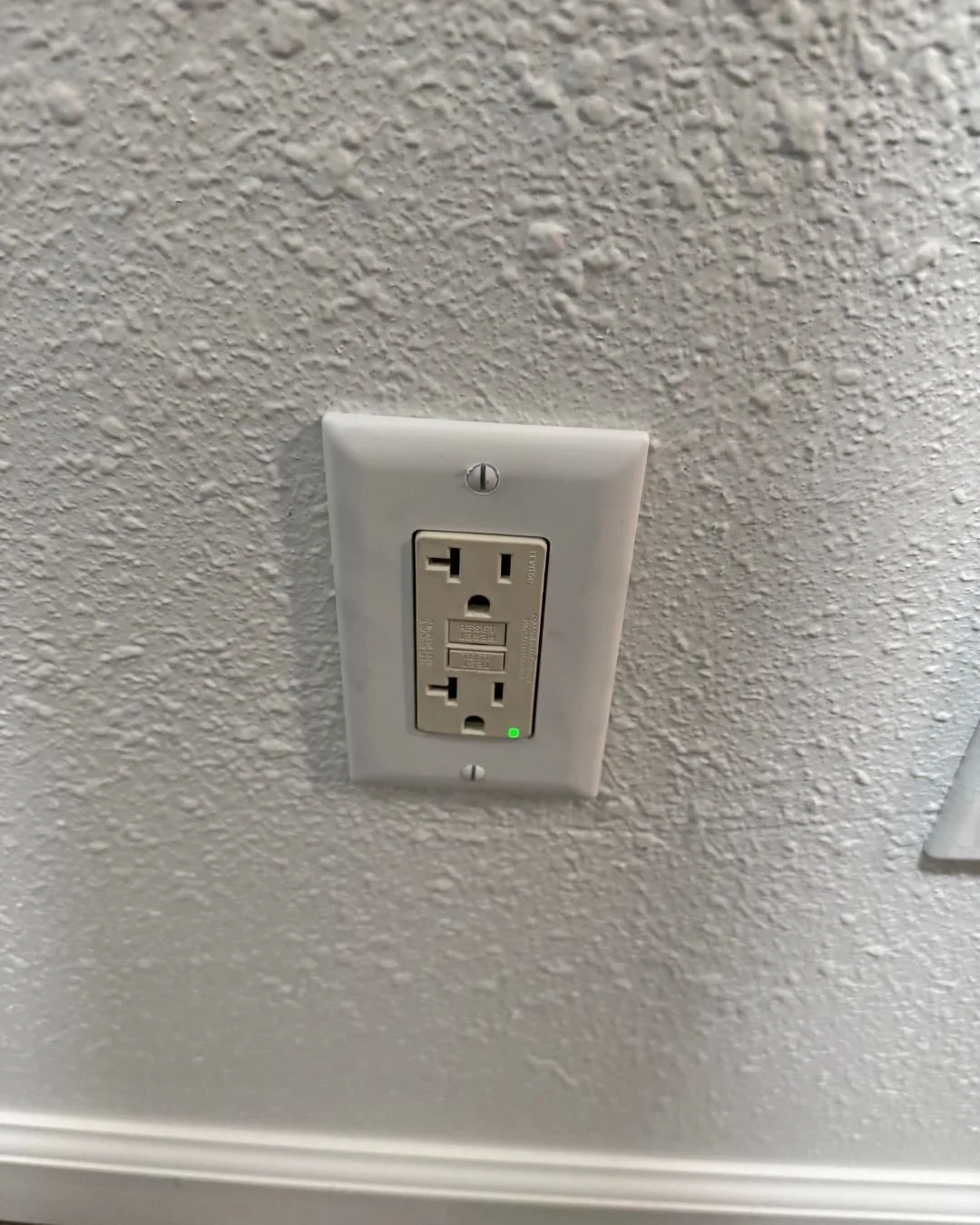 GFCI outlet installation for residential electrical safety in Lakewood WA by Aaron Electric LLC
