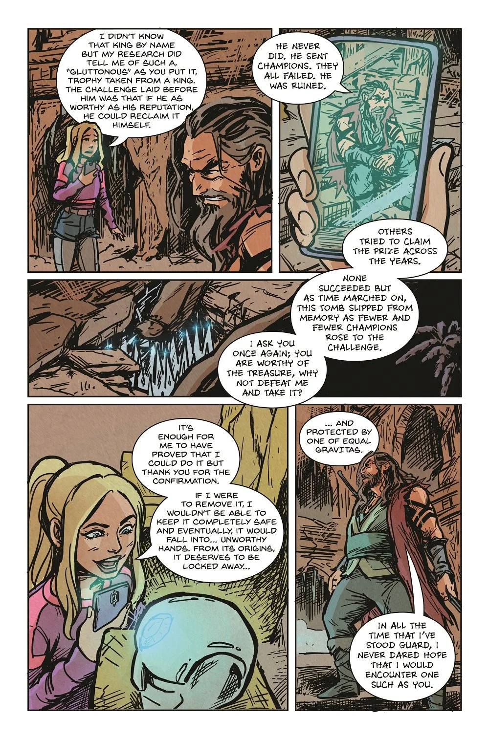 Tomb of the Unworthy Page 7