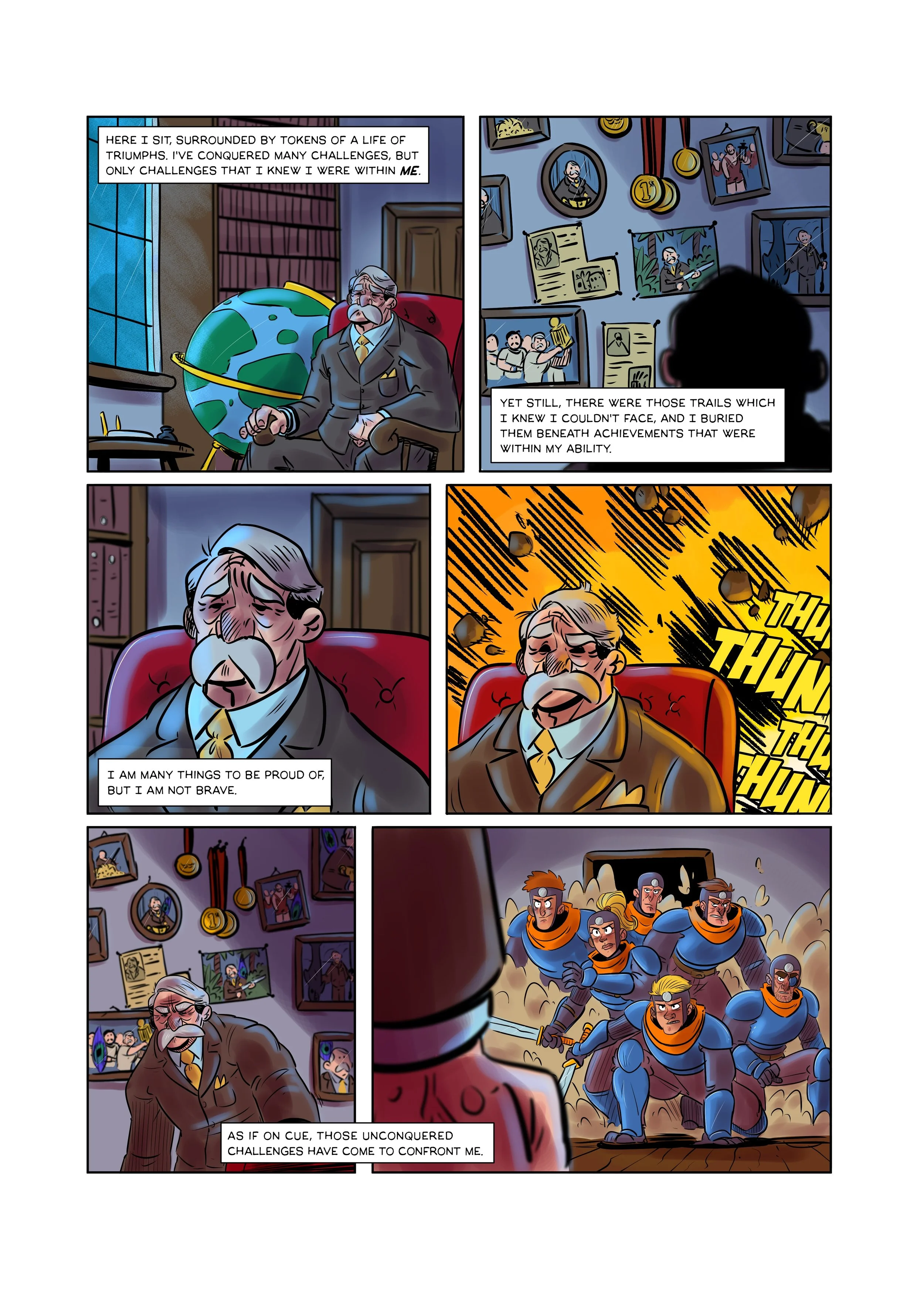The Old Man & The Peacock Page 1