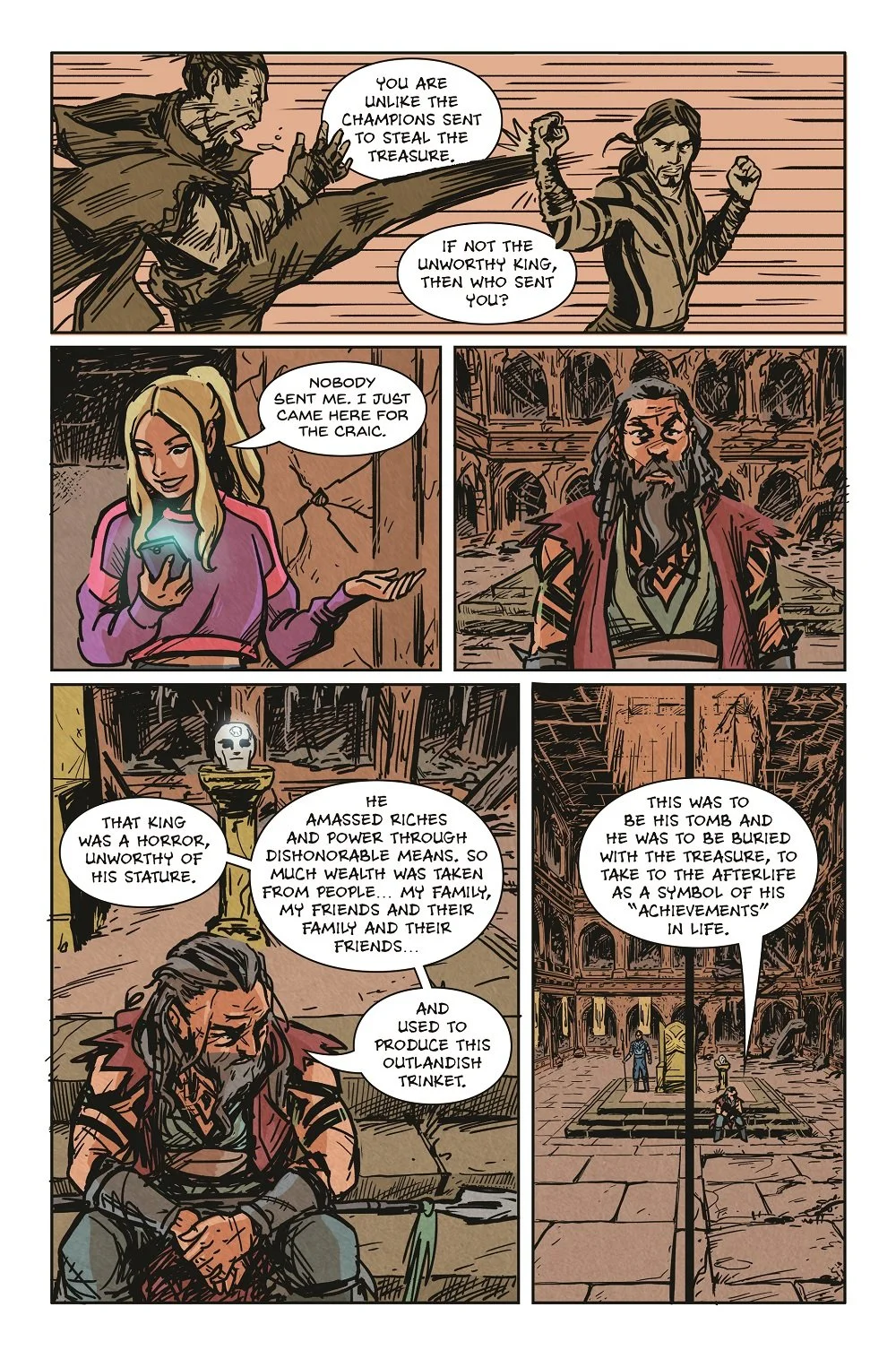Tomb of the Unworthy Page 6