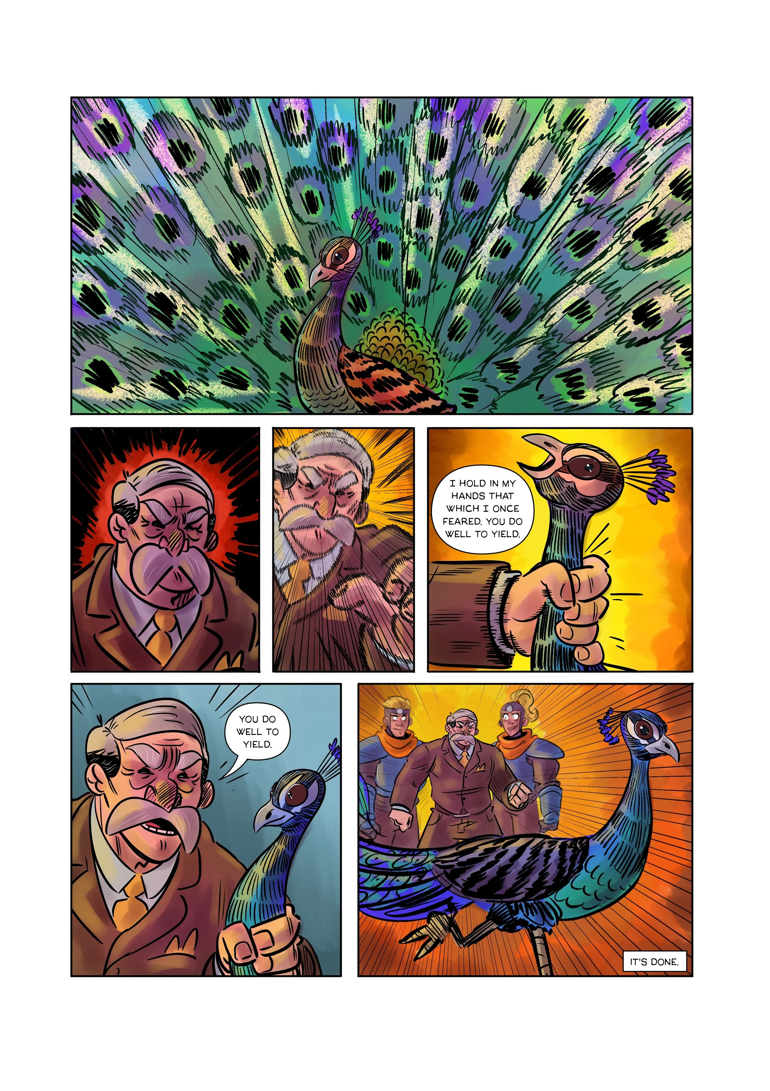 The Old Man & The Peacock Page 7