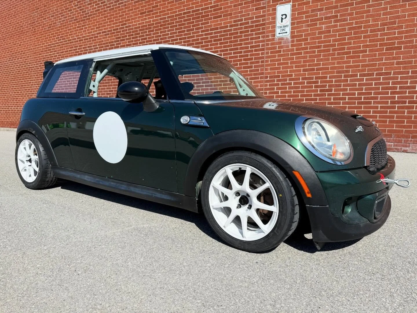 Racing  only place you can have fun with your pants on !  This 2011 Mini Cooper JCW makes you feel that you are in the Italian job ! 

Available for rent this 2026 racing season. Contact us for details !