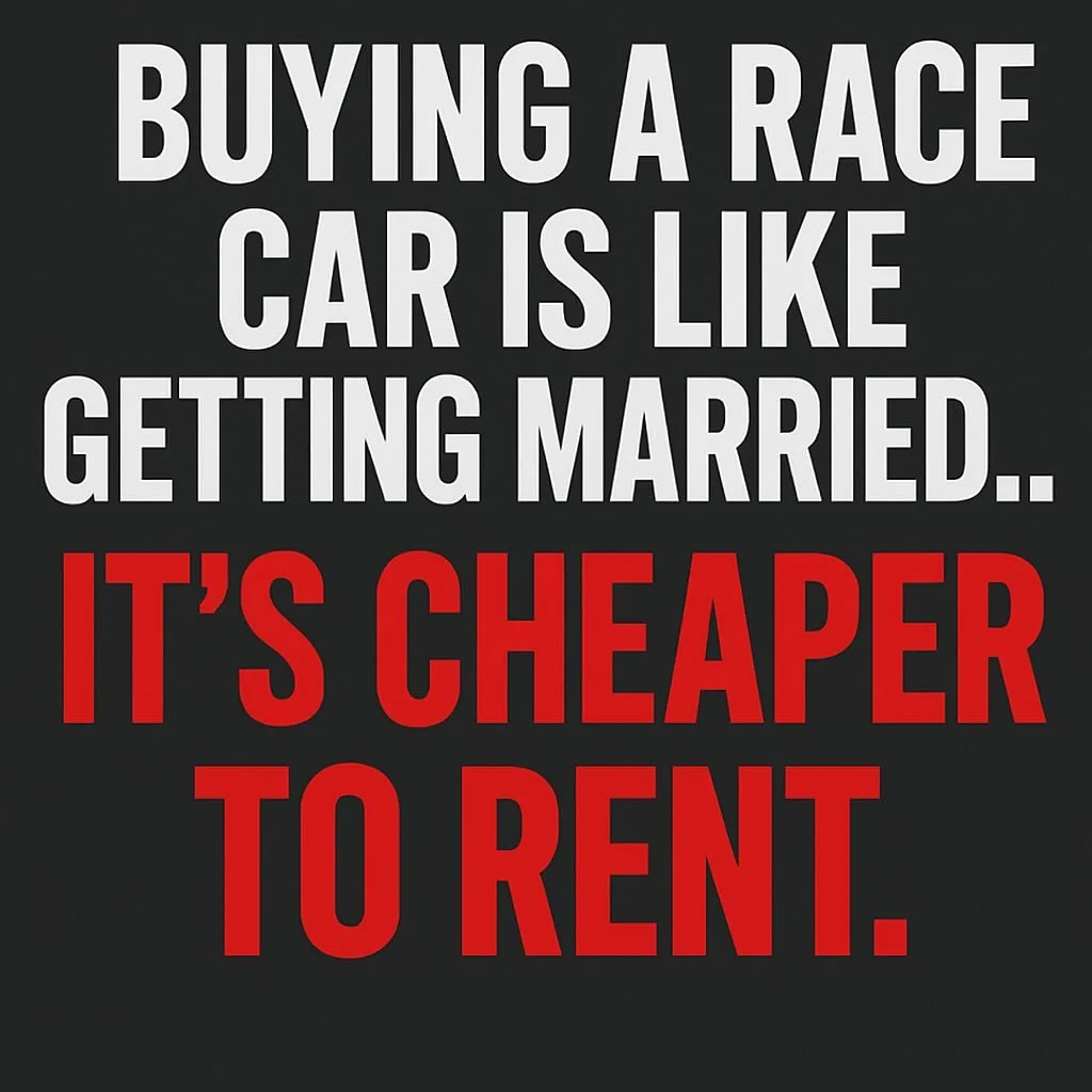 Ditch the hassle of ownership. Rent and drive. No transportation or maintenance worries. And, you can enjoy the weekend without roping in your friends. Reach out to us for details and let's make your next race weekend one for the books!