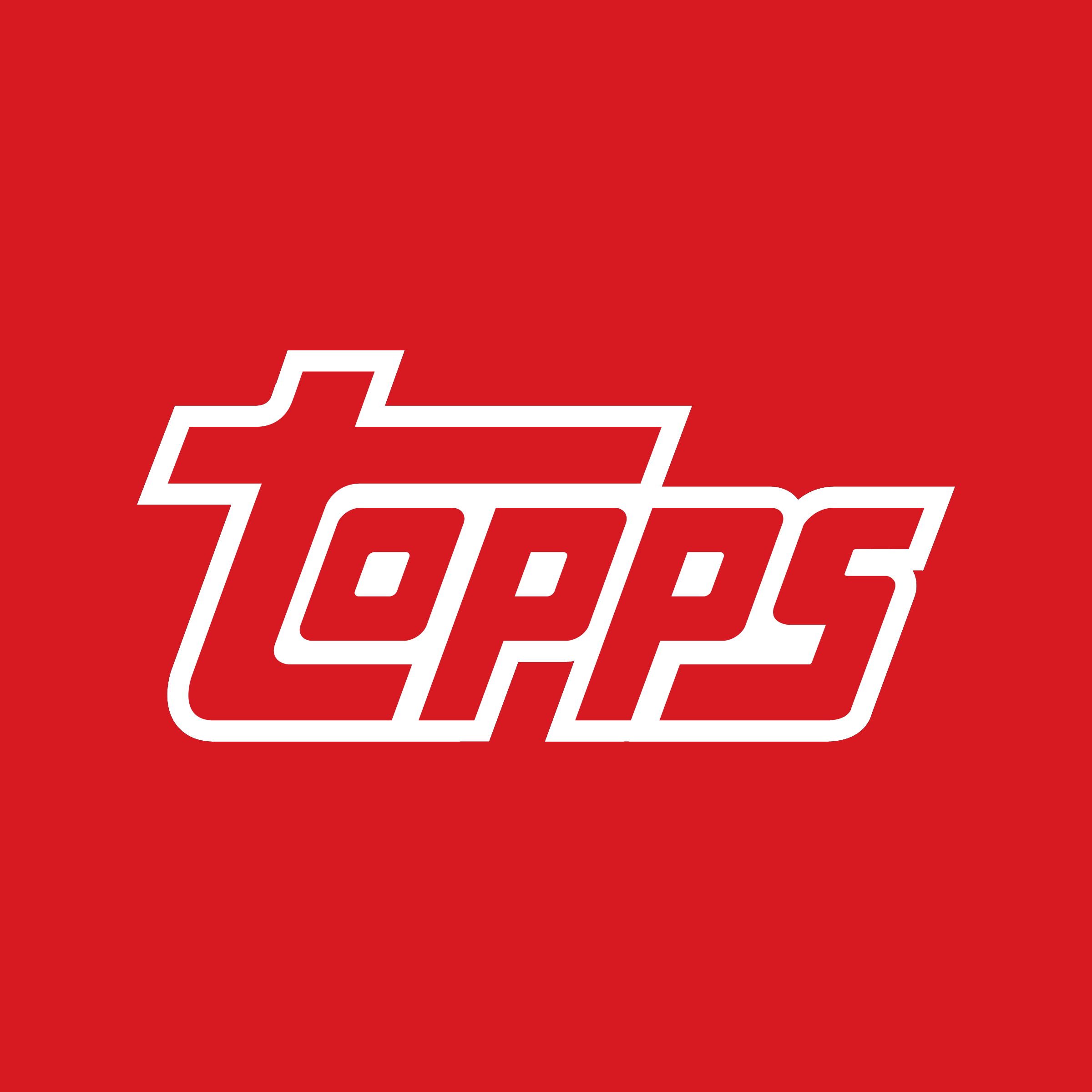 Red background with white