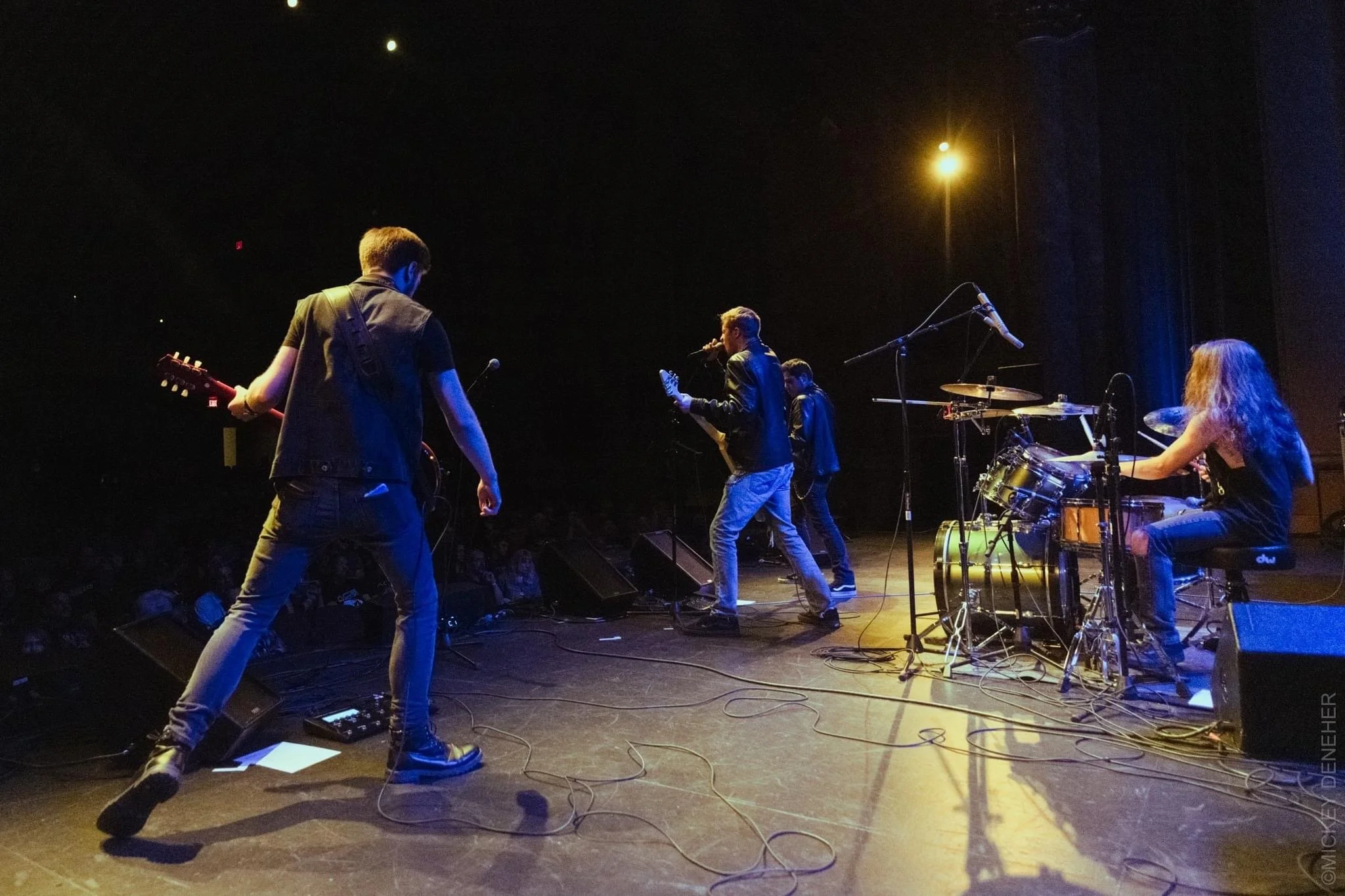 On stage shot of Mainline performing at Paramount Hudson Valley Theater in October 2023.