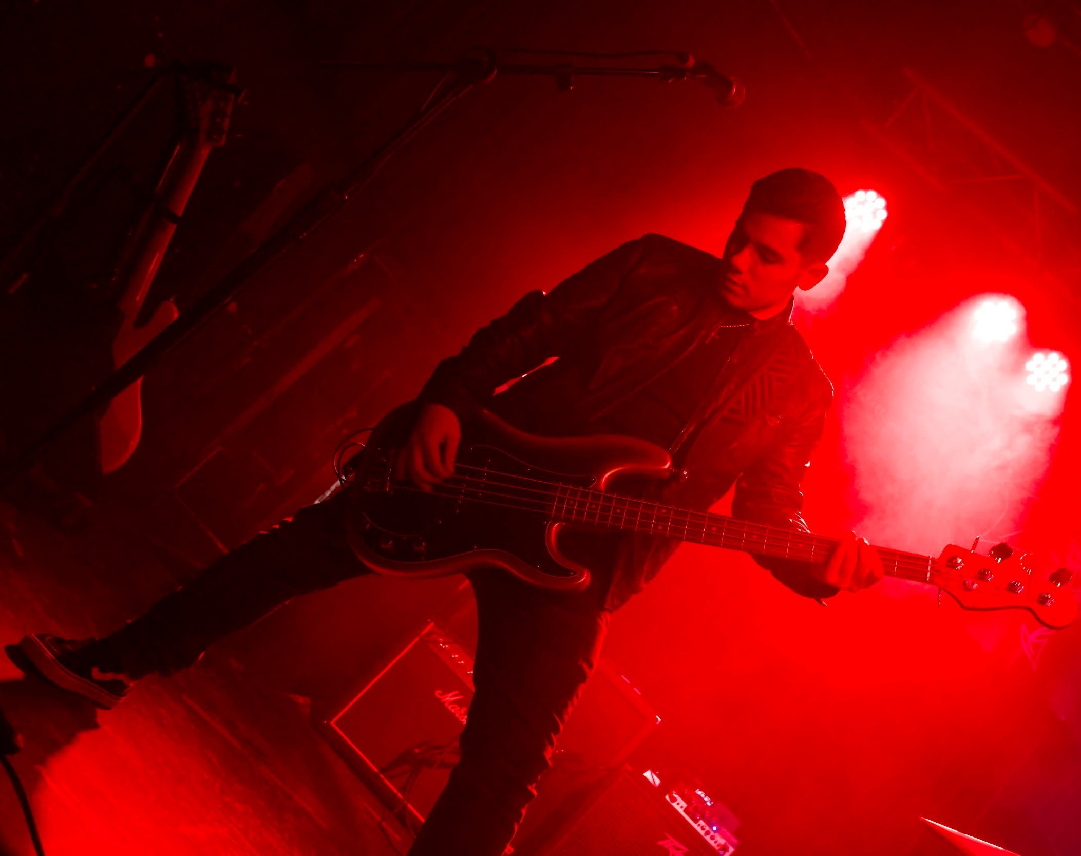 Bassist Anthony Schettino performing at Dingbatz in Clifton, NJ 