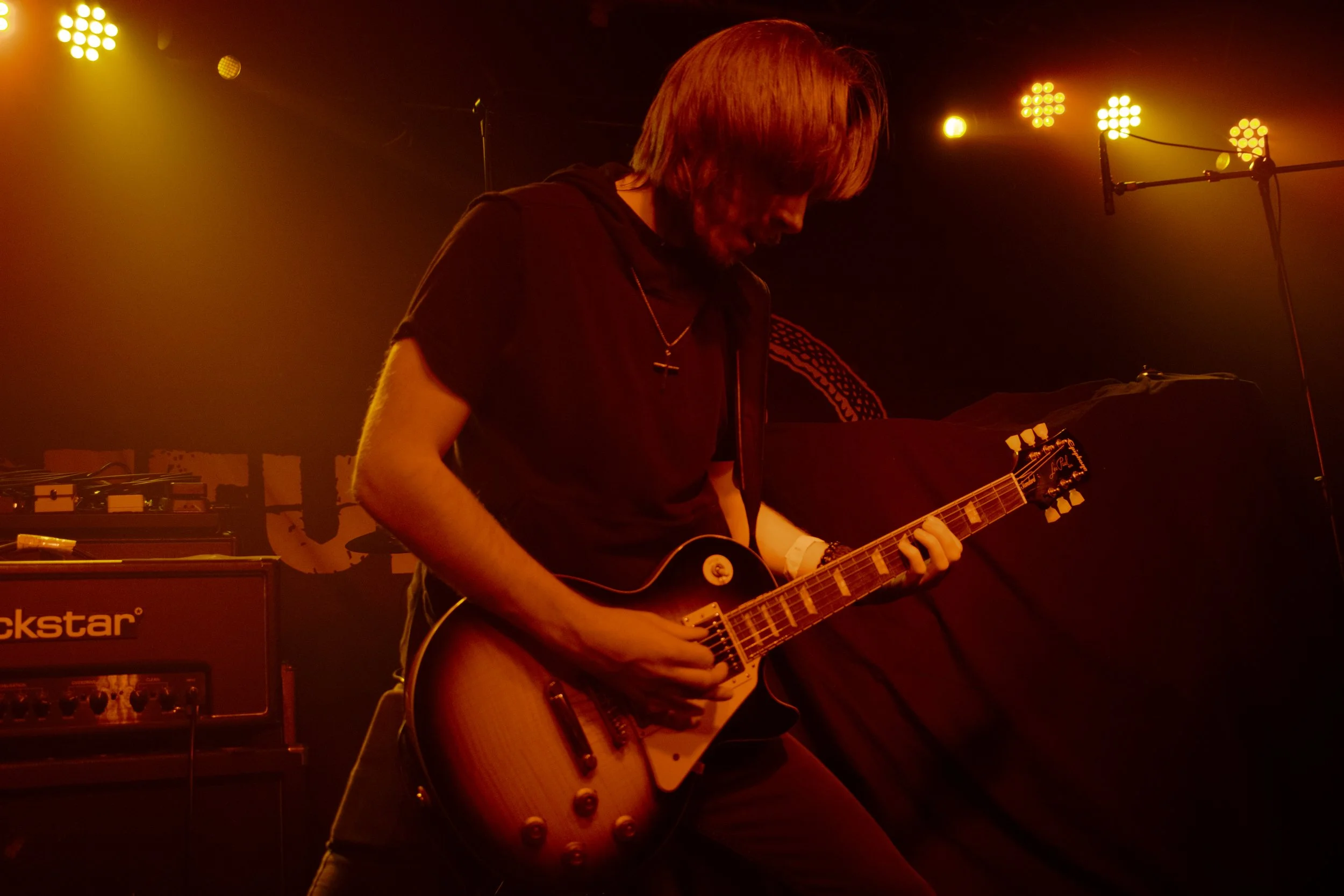 Guitarist  Ryan Hartell performing at Dingbatz in Clifton, NJ 