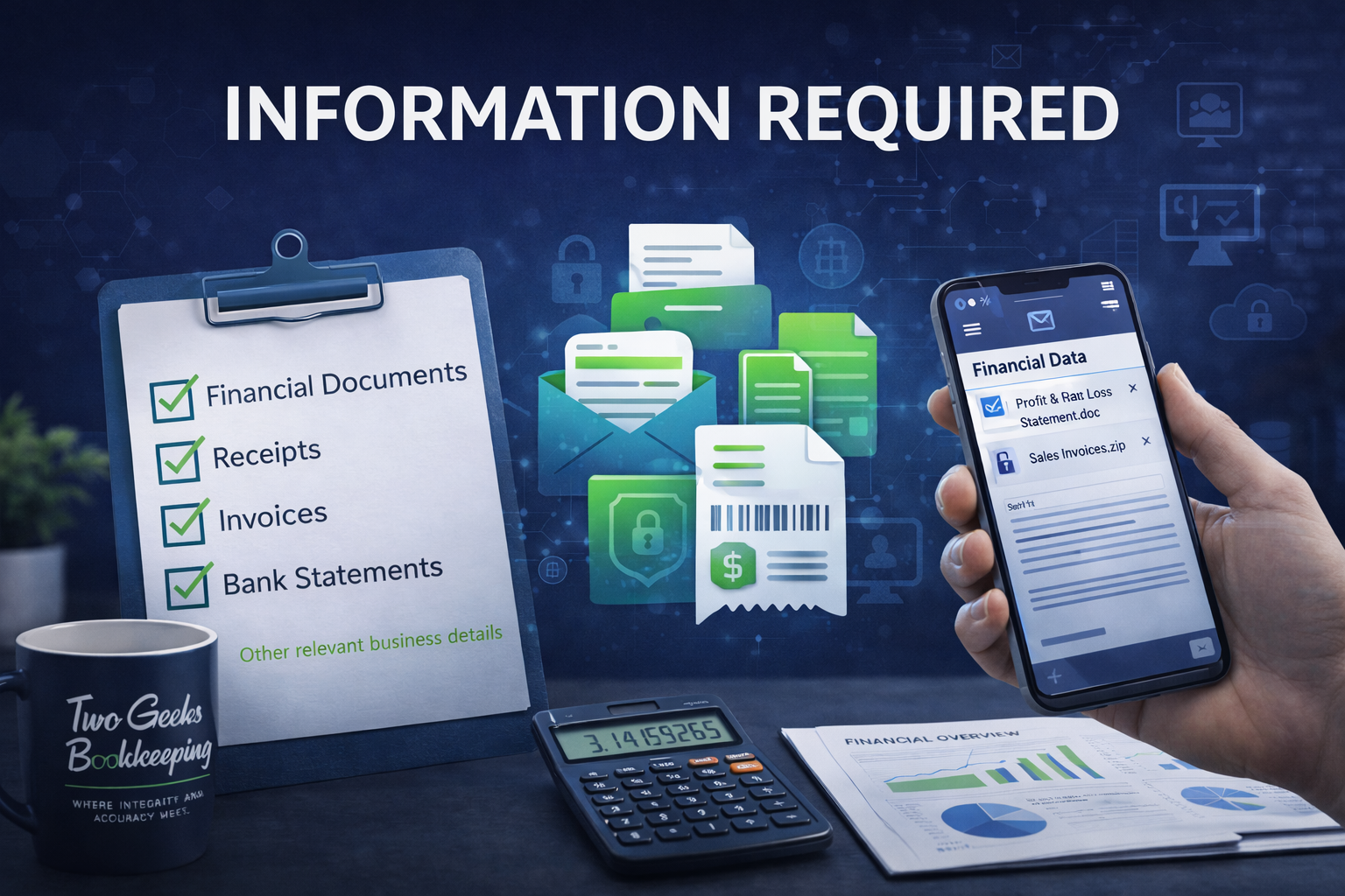 Information Your Bookkeeper Needs to get started