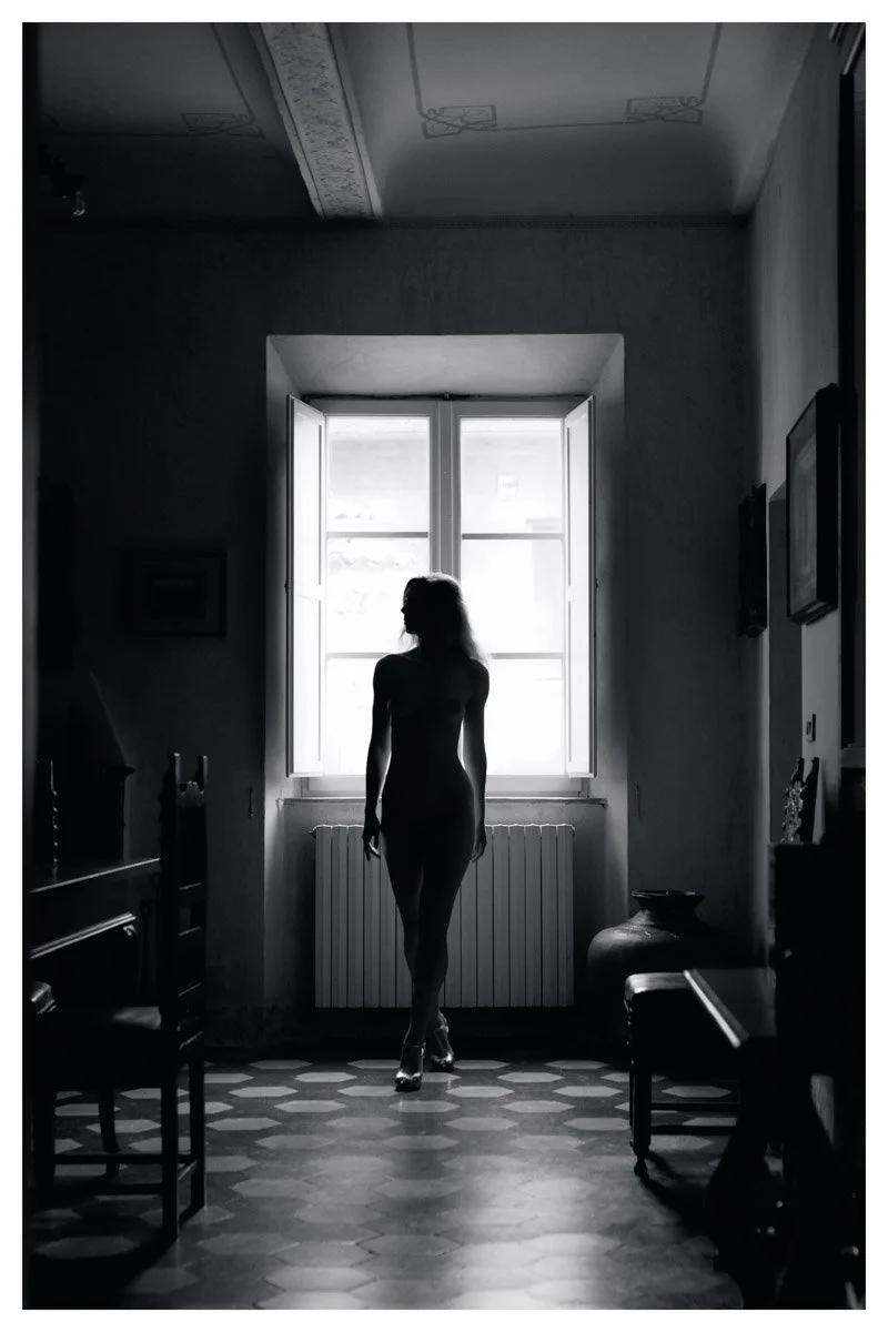 Standing in the shadow Woman Silhouette Wall Art - Feminine Print, Limited Editions