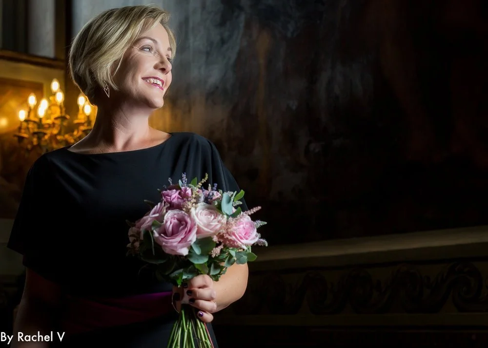 A personal branding photo shoot for a wedding planner