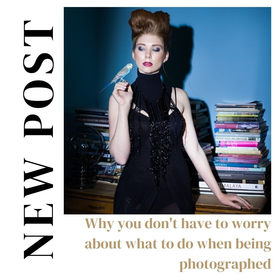 Do not worry, as your portrait photographer I'm here to coach you in front of the camera