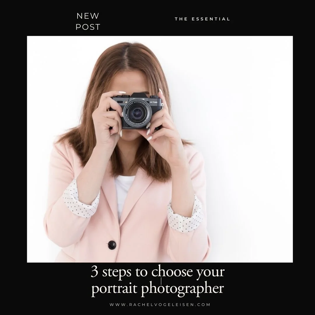 How to choose a portrait photographer with these 3 helpful steps