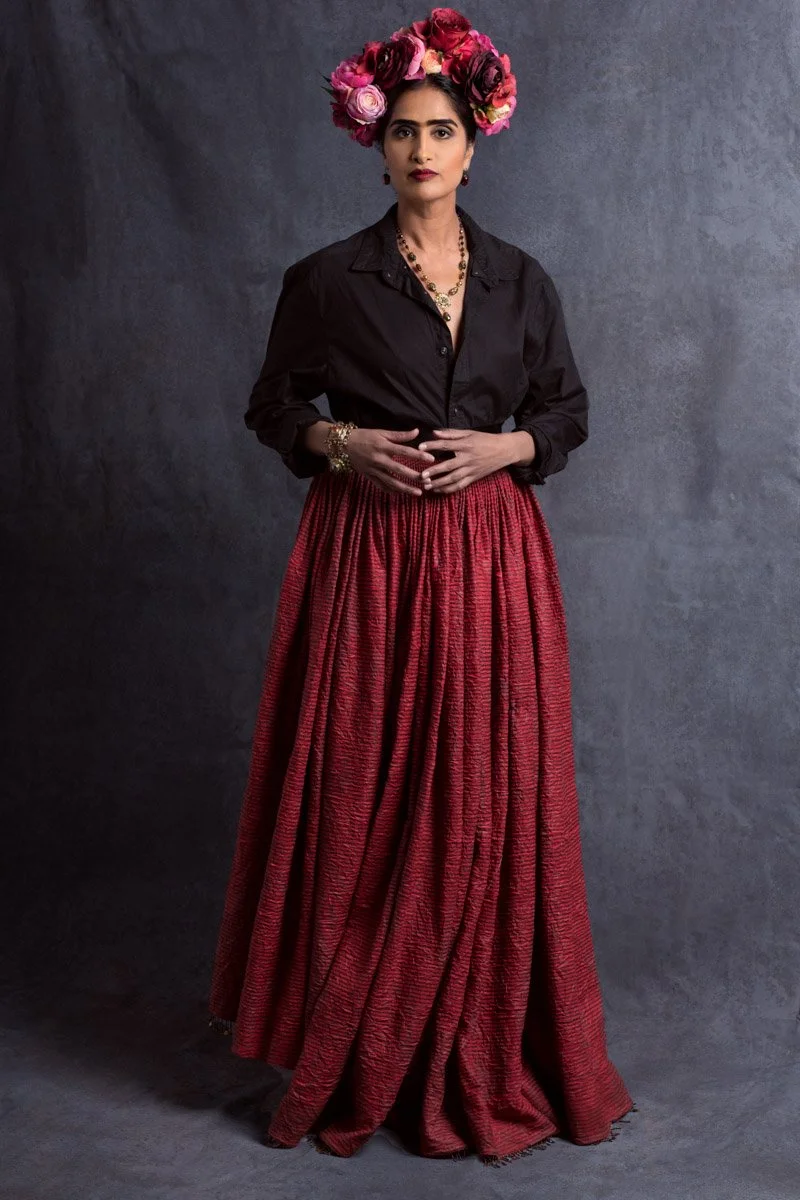 Portrait homage to Frida Khalo