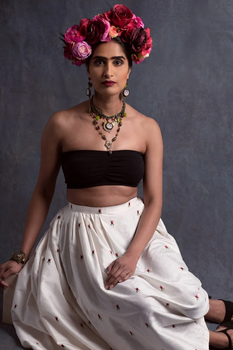 Portrait homage to Frida Khalo
