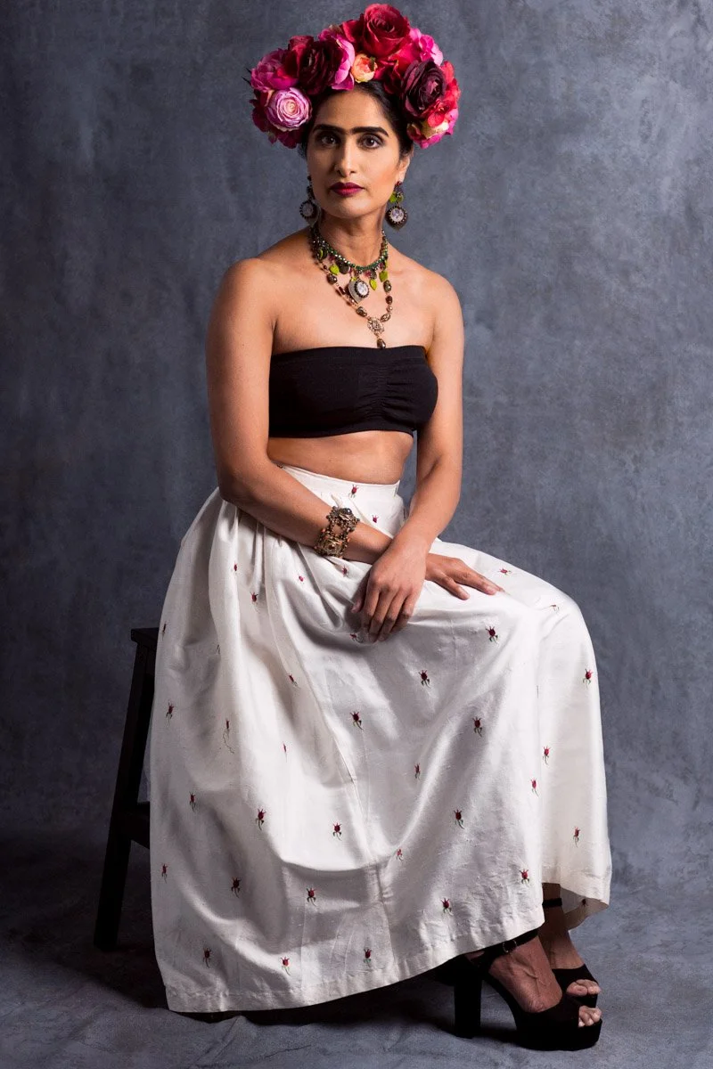 Portrait homage to Frida Khalo