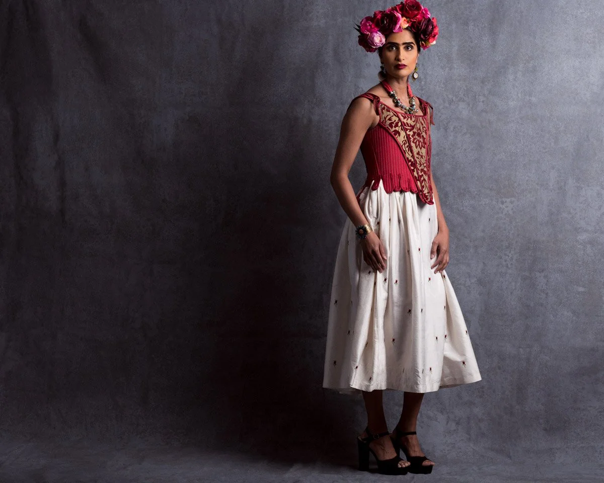 Portrait homage to Frida Khalo