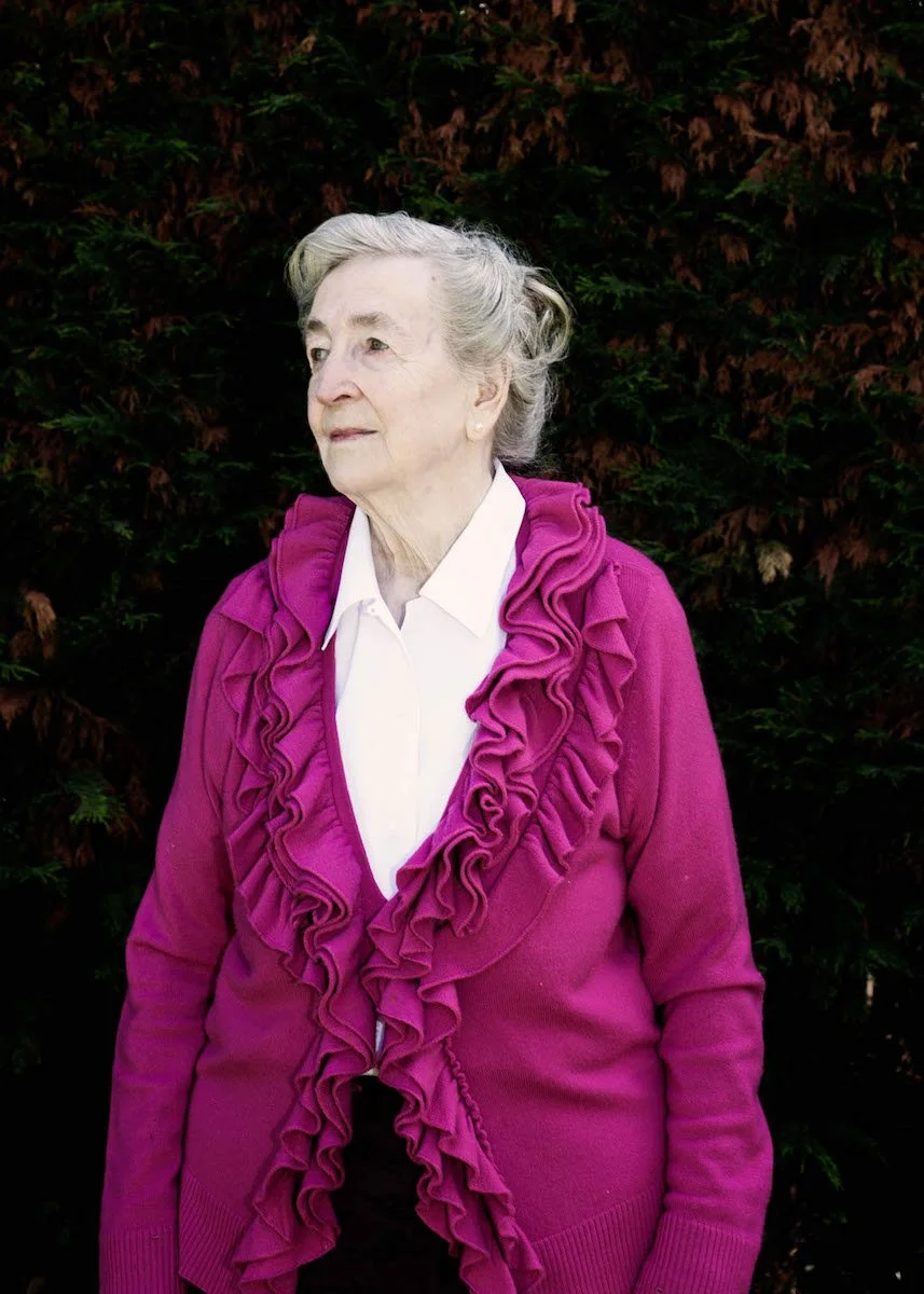 Portrait of Esther Pointon who served in the WAAF during World War Two