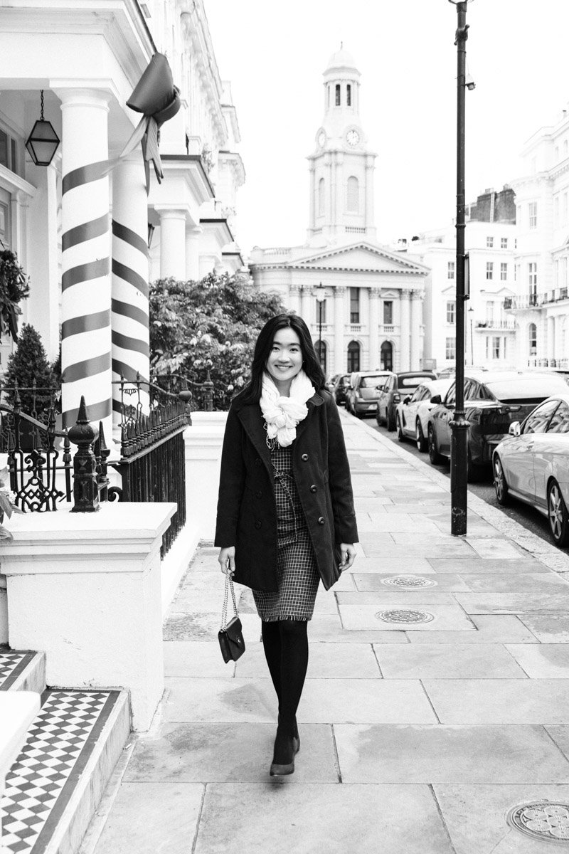 London portrait photo shoot for solo travellers