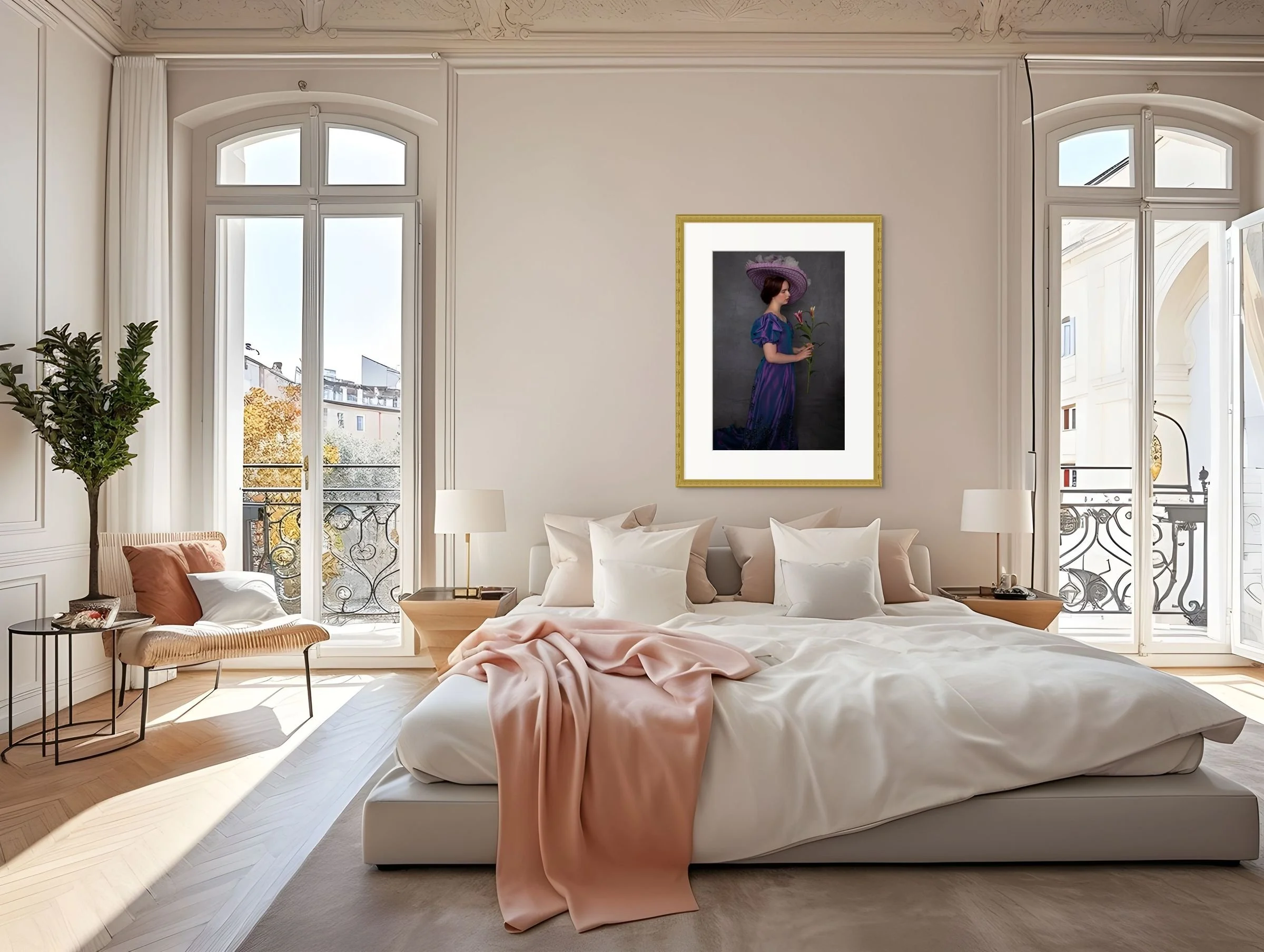a quiet rebel with lilies fine art photography print- edward30x45 .jpg