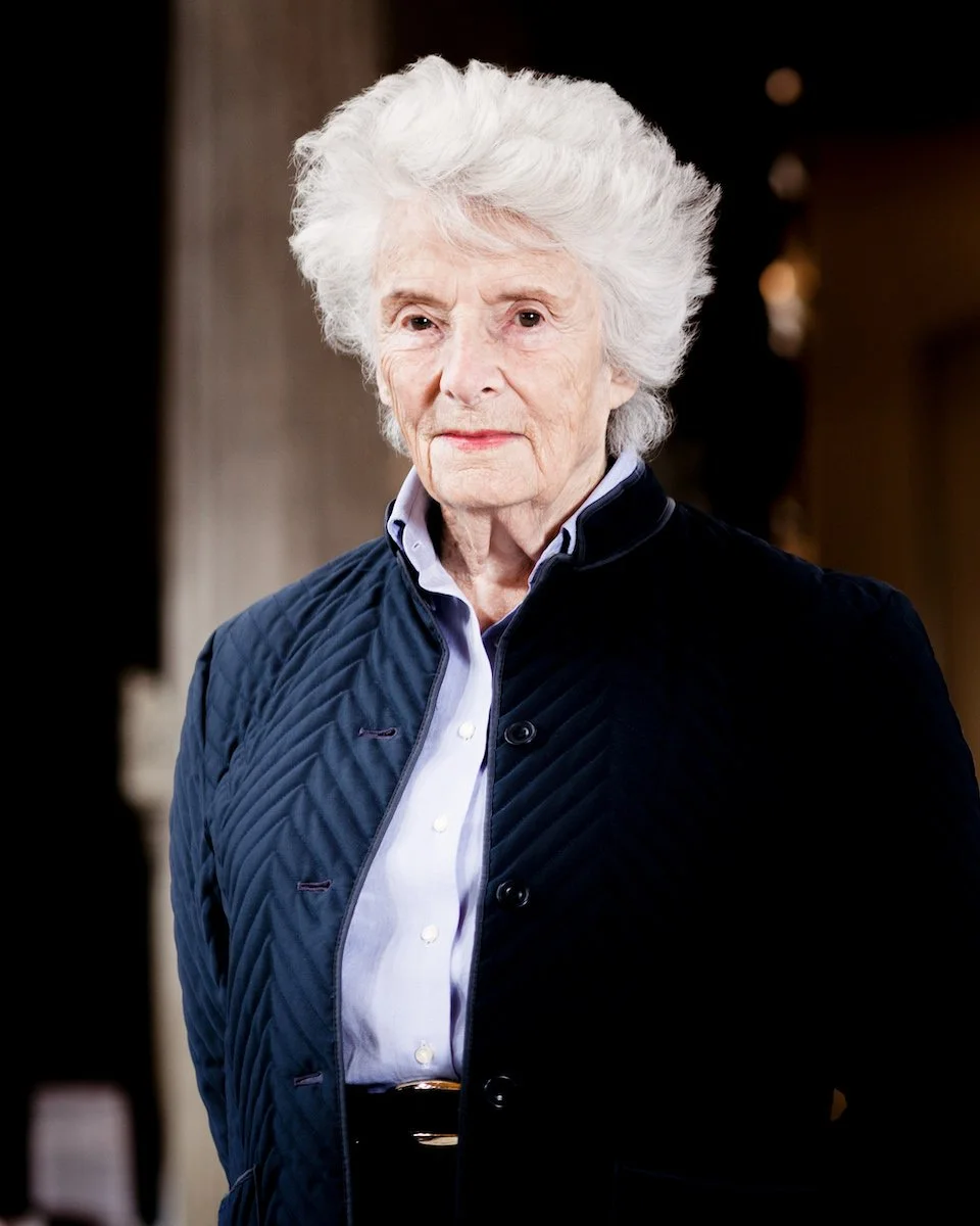 Portrait of Jane Eldridge who served in the Navy with the WRENS during World War Two