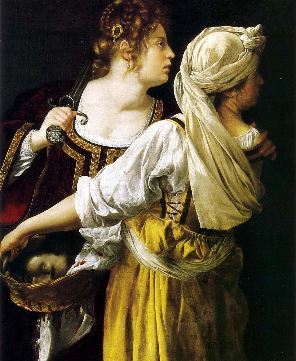 Artemisia Gentilieschi painting of Judith