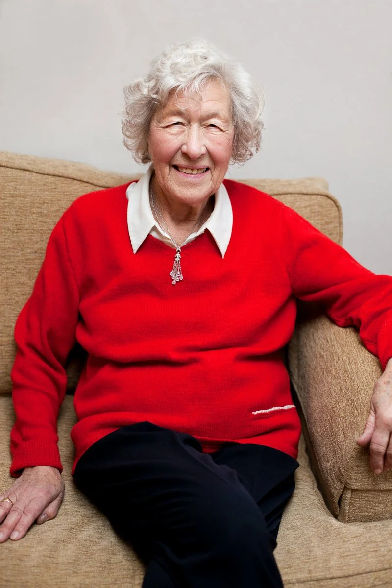 Portrait of Nancy Cooper who served in the Land Army during World War Two