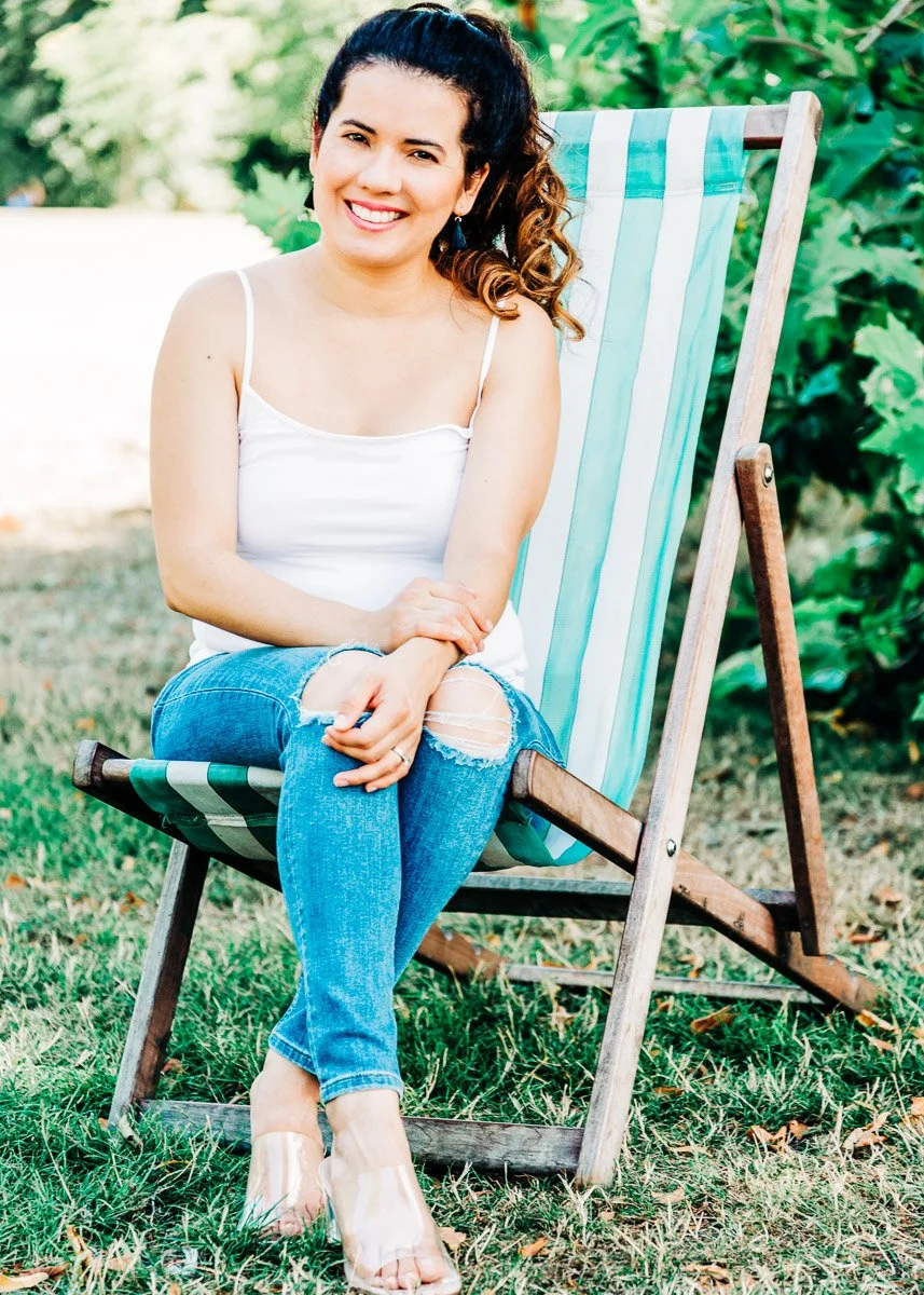 On-location interior portrait photographer London, personal branding shoot for fashion stylist in Notting Hill, eclectic relaxed mood