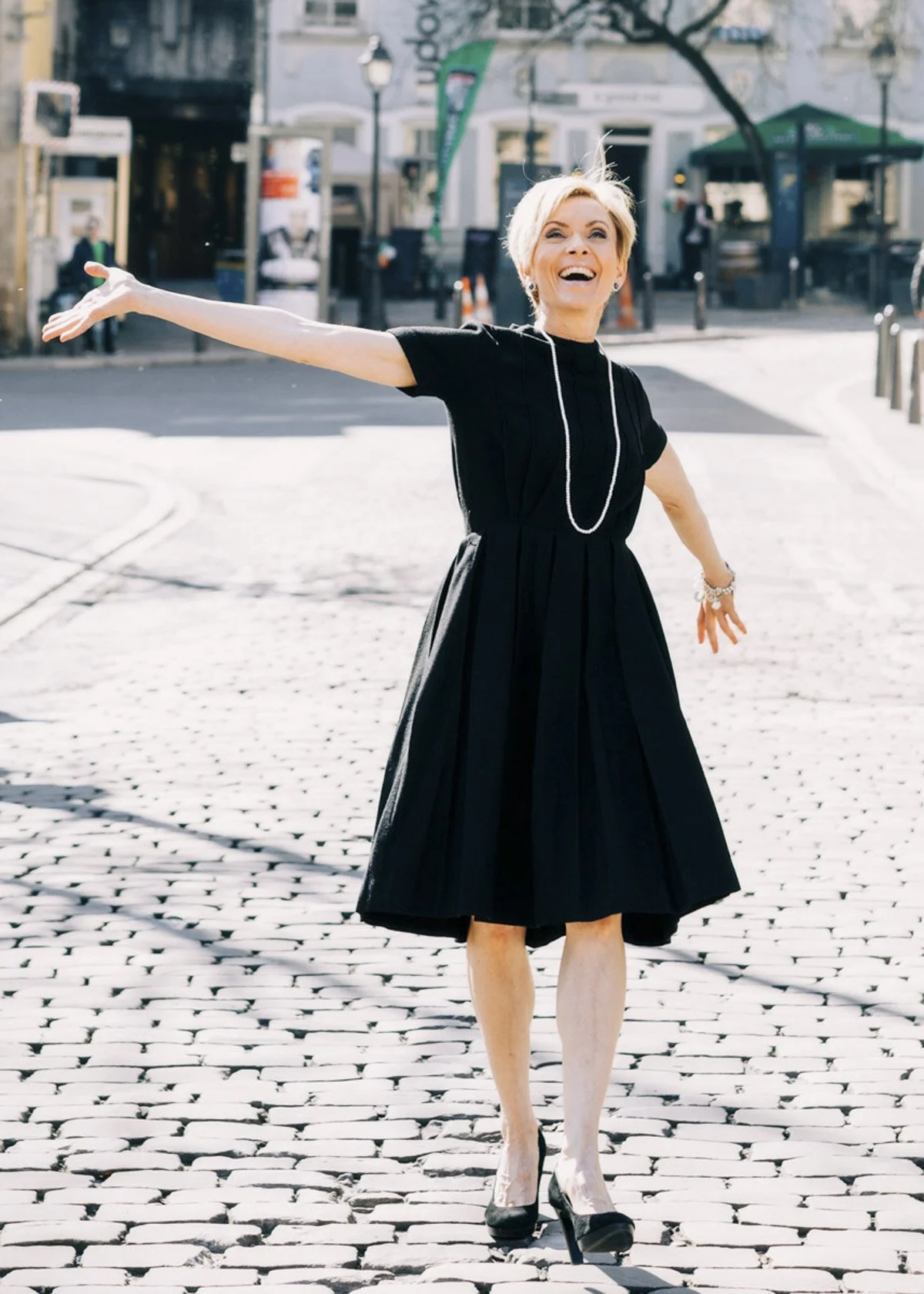 A portrait photoshoot  in L:uxembourg with Sabine