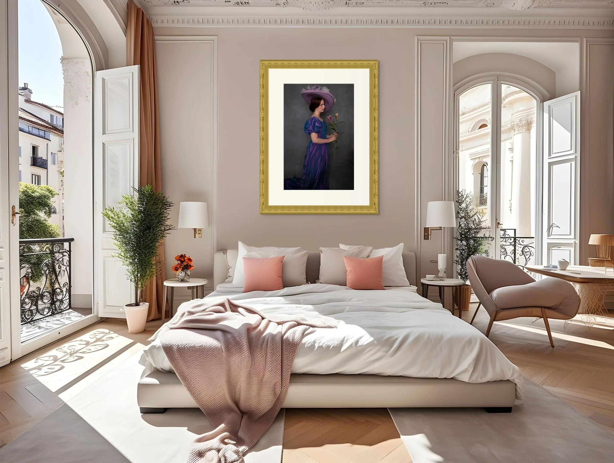 a quiet rebel with lilies fine art photography print- edward-24x36.jpg
