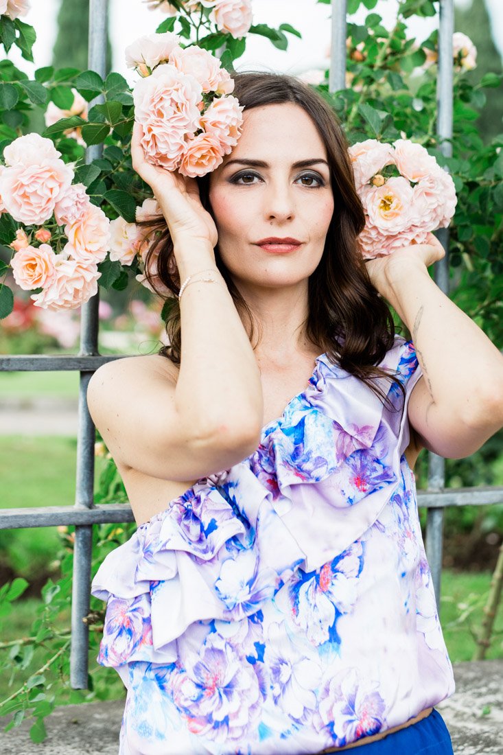 A portrait photoshoot  in Rome with Cecilia