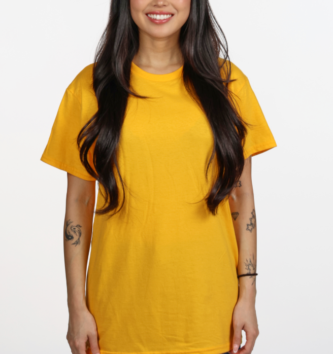 Unisex Softstyle Light Cotton Yellows/ Orange