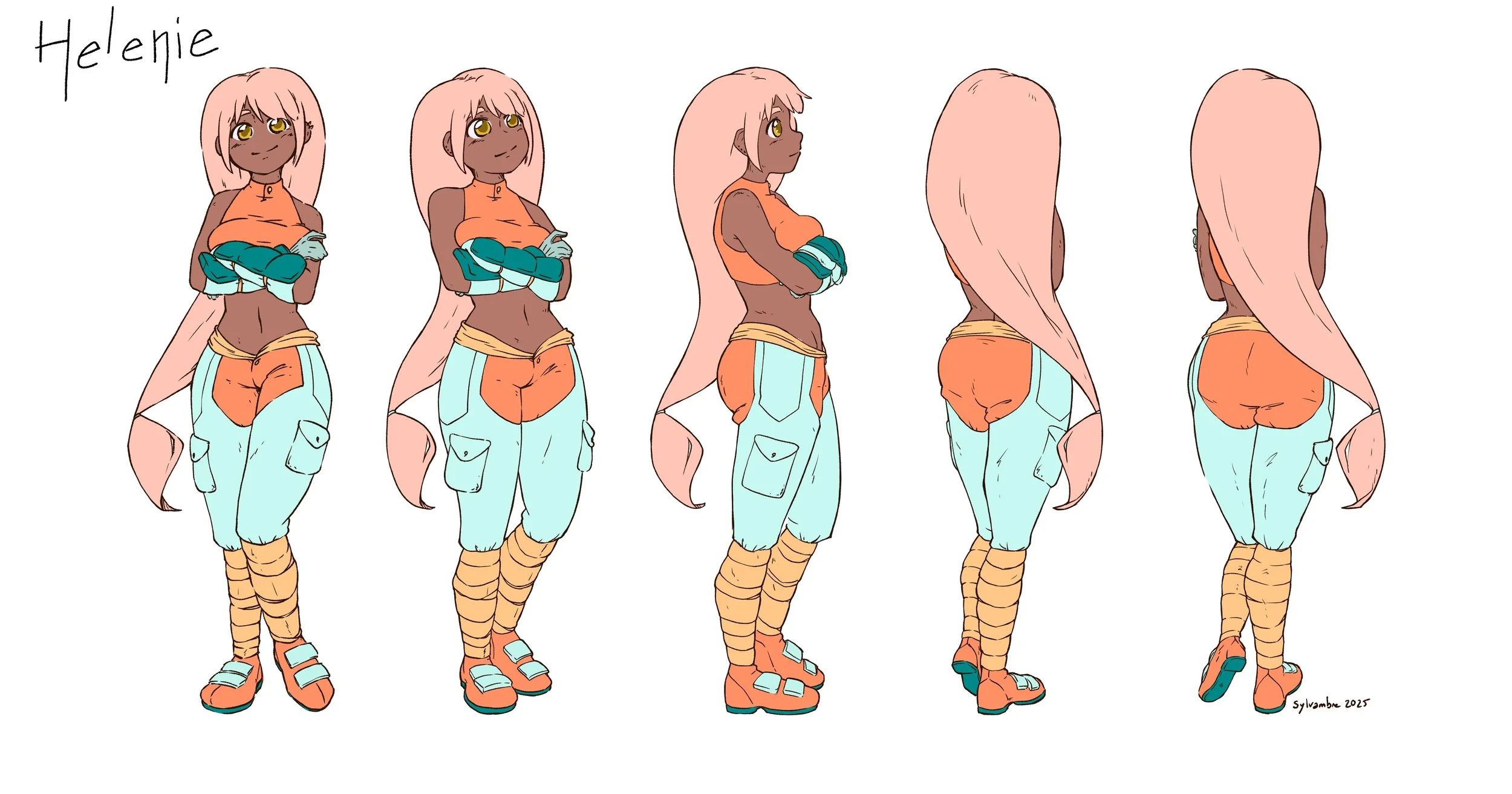 Model Sheet de Hélénie