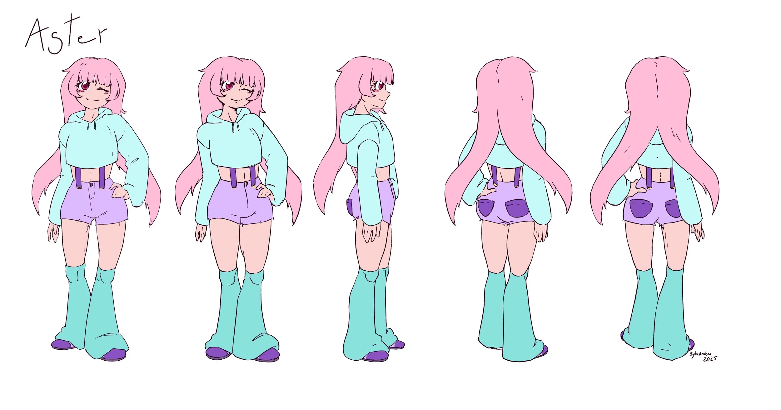 Model Sheet d'Aster