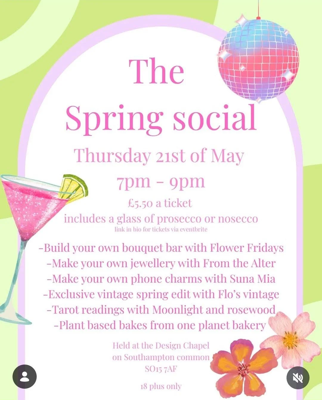 Spring Social at the Design CHapel