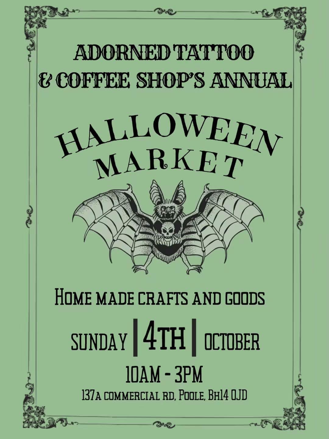 Halloween Market at Coffee at Adorned