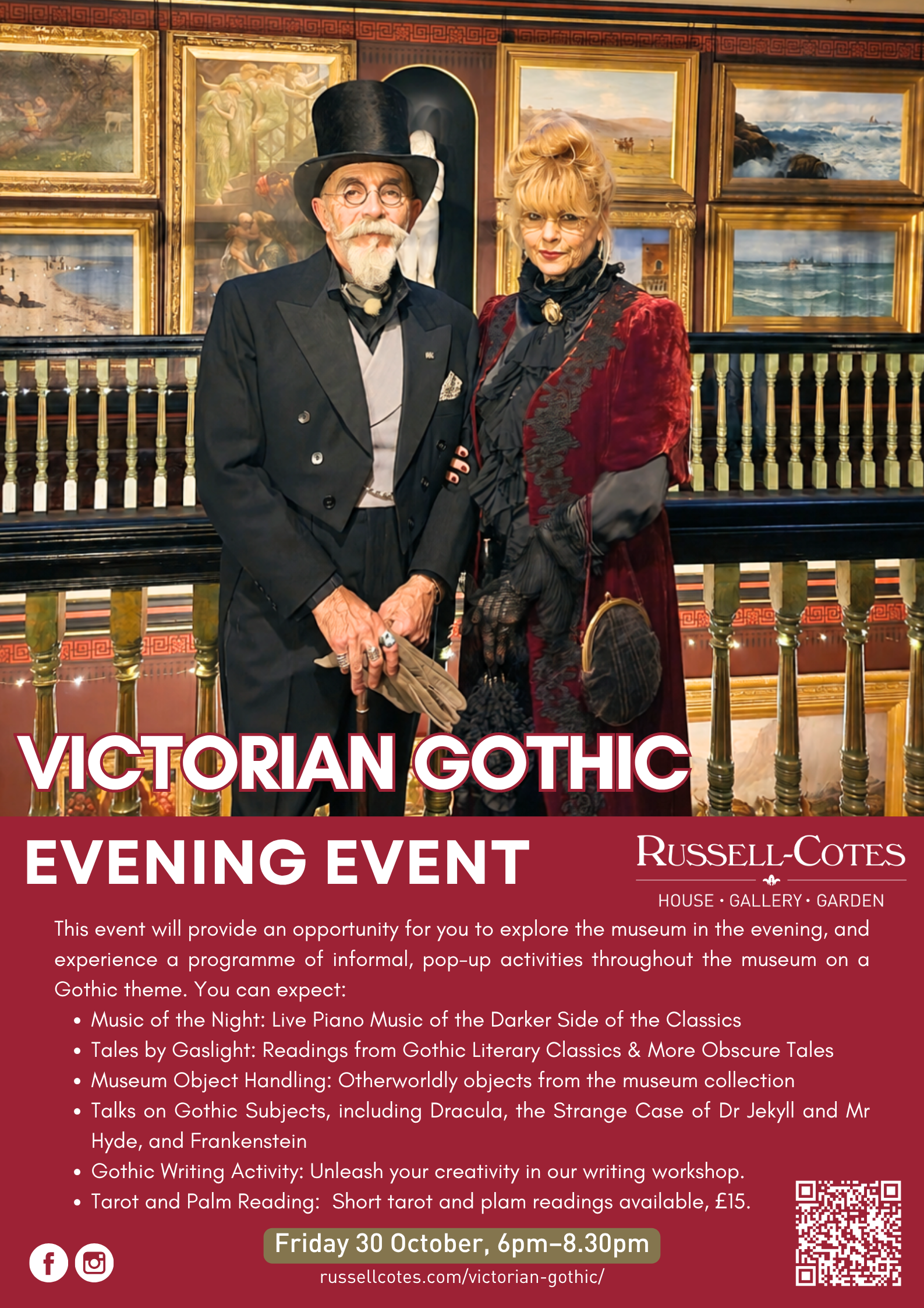 Victorian Gothic night at the Russel Cotes Museum